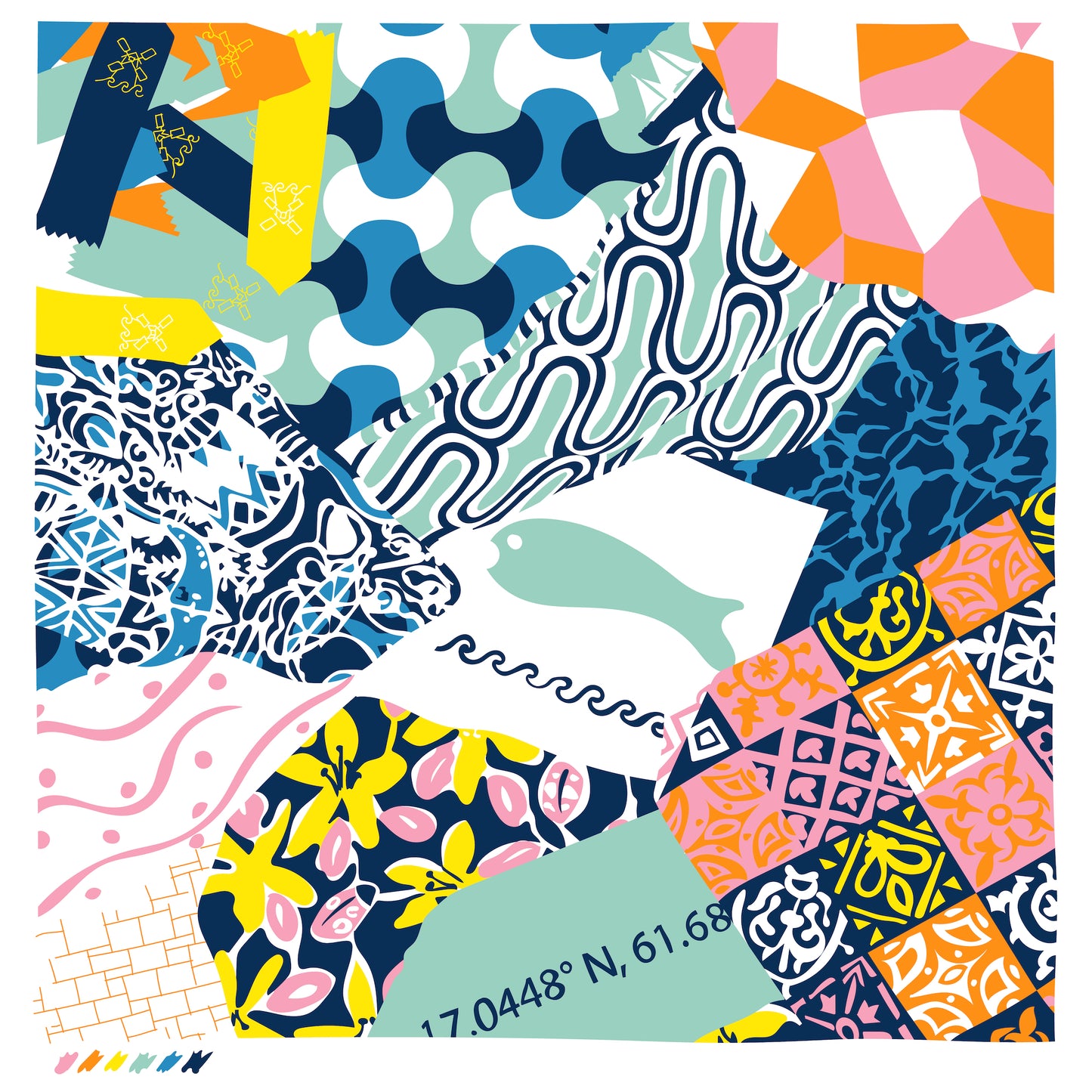 Commission A Pattern Portrait Print